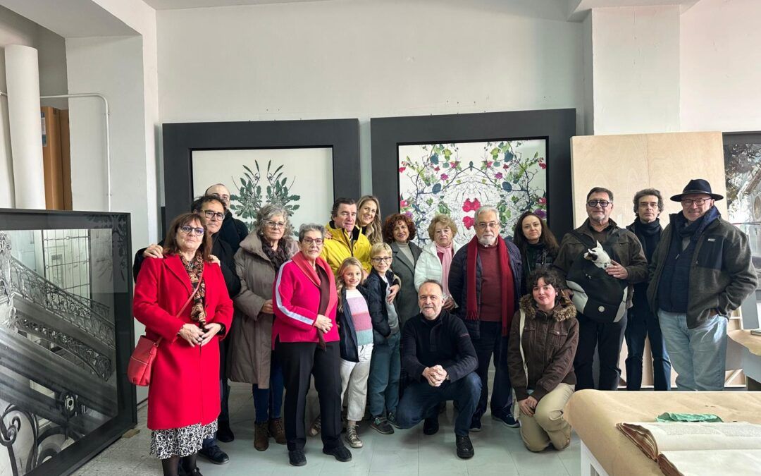 Visita al taller de Charles Villeneuve