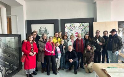 Visita al taller de Charles Villeneuve