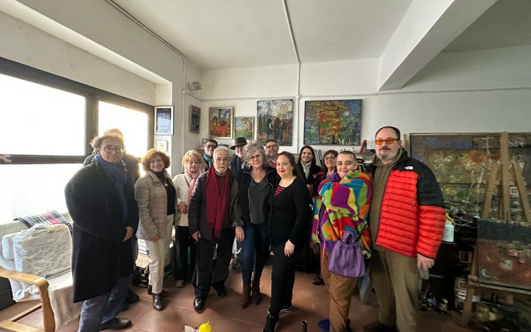 Visita al taller de margarita Gámez